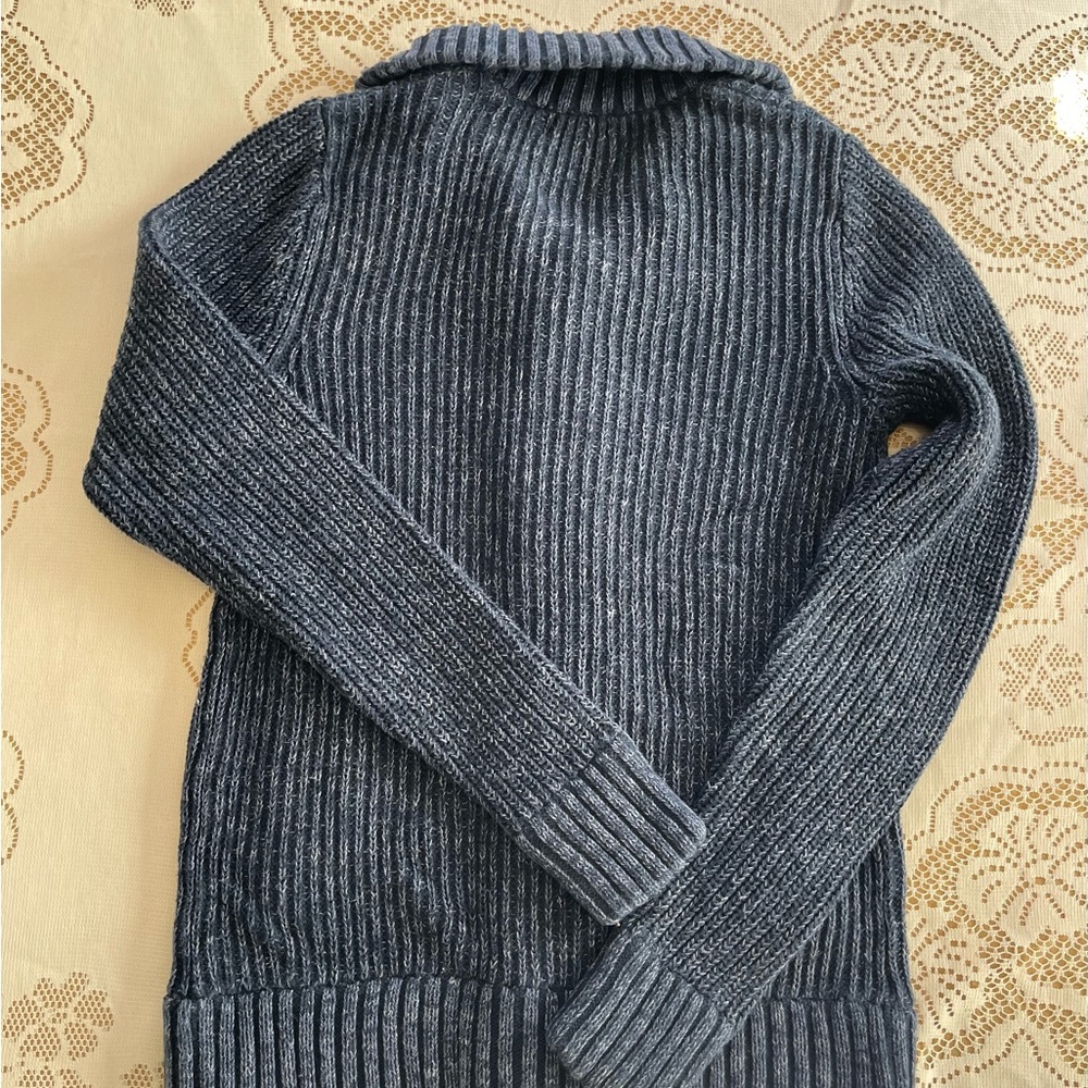 Merona Gray Ribbed Cardigan Sweater - Picture 13 of 14